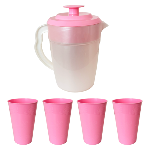 JGO JARRA POP PERLA 2 LT CON VASOS