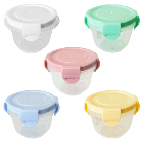 Juego De Recipiente Broche 160Ml C/5 Piezas