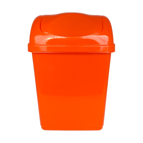 Bote Rectangular C/Balancin Naranja