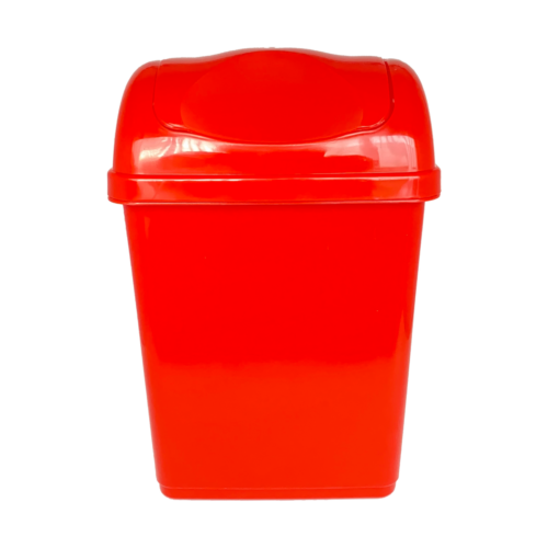 Bote Rectangular C/Balancin Rojo