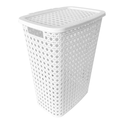 0048BL Cesto Bejuco Blanco