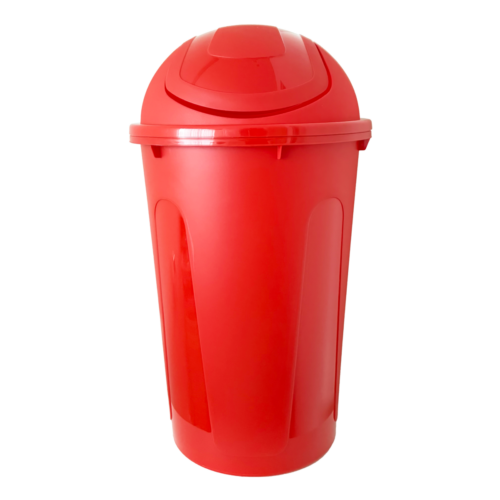0057RO Bote Pooky 50 Lts C/Balancin Rojo