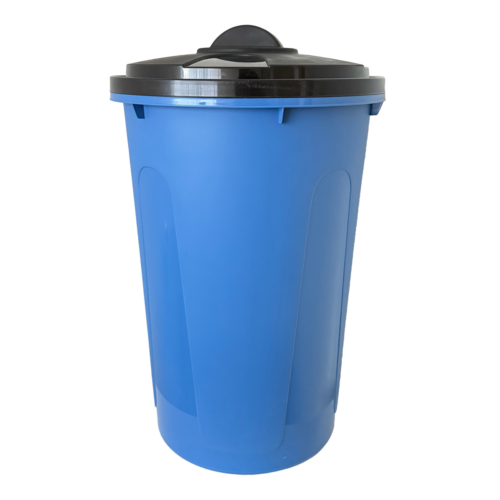 0059A Cesto Pooky 50 Lt C/Tapa Eco Azul
