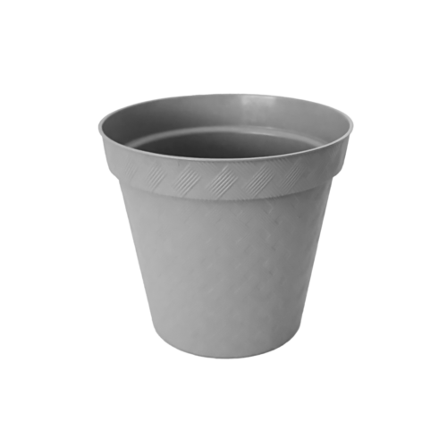 0113G Maceta Bejuco 4 Gris
