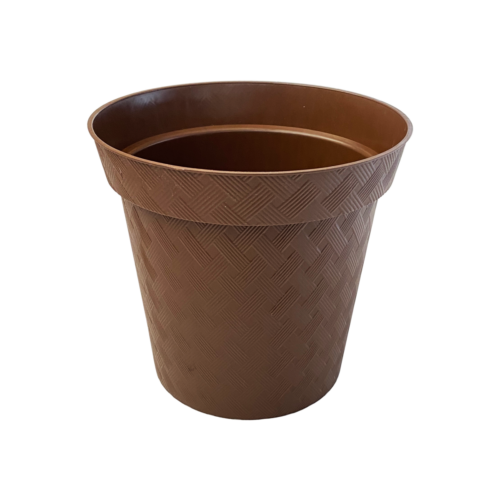 0114C Maceta Bejuco 5 Chocolate