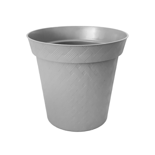 0114G Maceta Bejuco 5 Gris