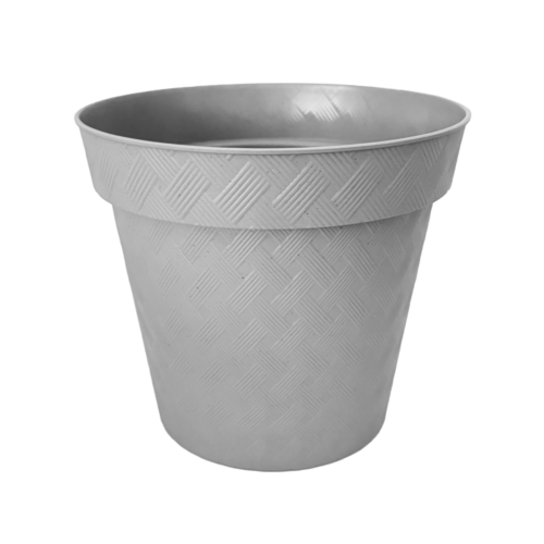 0115G Maceta Bejuco 6 Gris