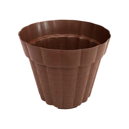 0215C Maceta Bamboo 6 Chocolate